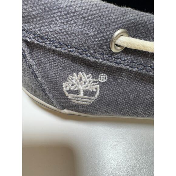 Timberland Earth keepers Canvas Boat Deck Men Sz 10M Gray Color - Picture 5 of 8